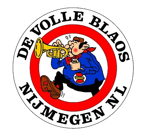 Vôlle Blaos logo mannetje met trompet
